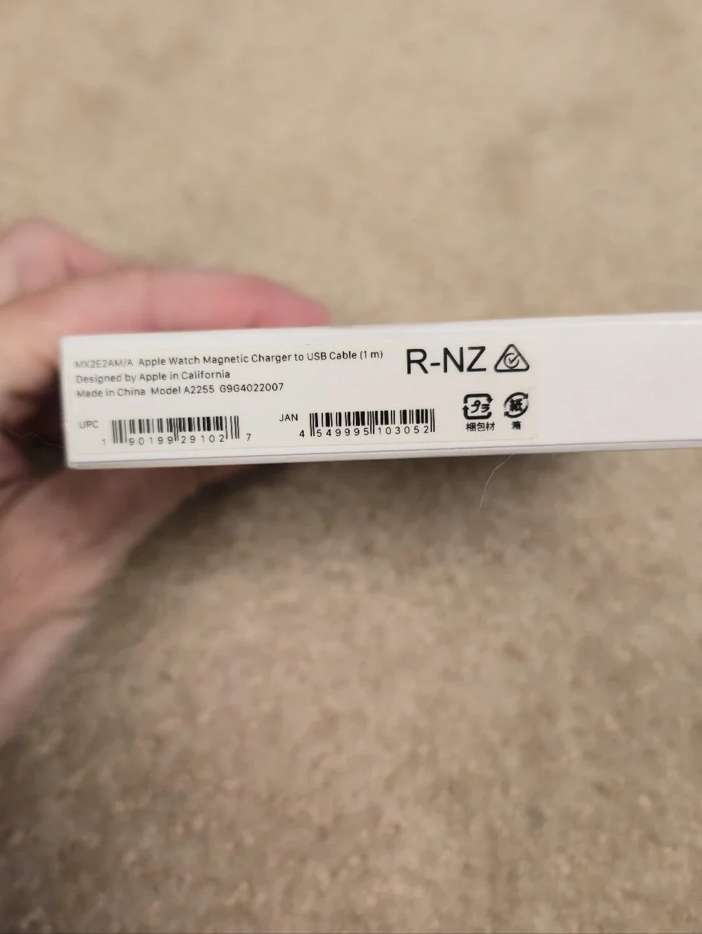 Genuine Apple Watch Magnetic Charger USB Cable (1m) A2255 MX2E2AM/A - NEW